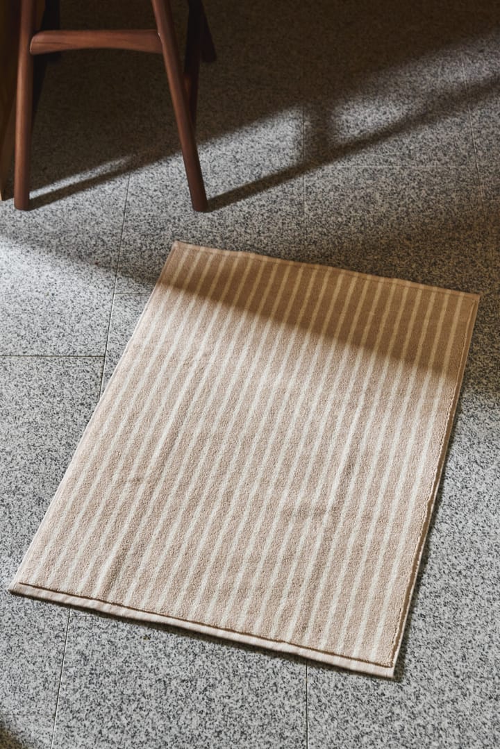 Drift baderomsmatte 50x70 cm, Beige-hvit Scandi Living