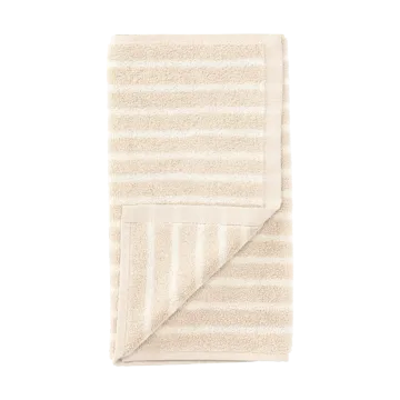 Drift håndkle 30x50 cm - Beige-hvit - Scandi Living