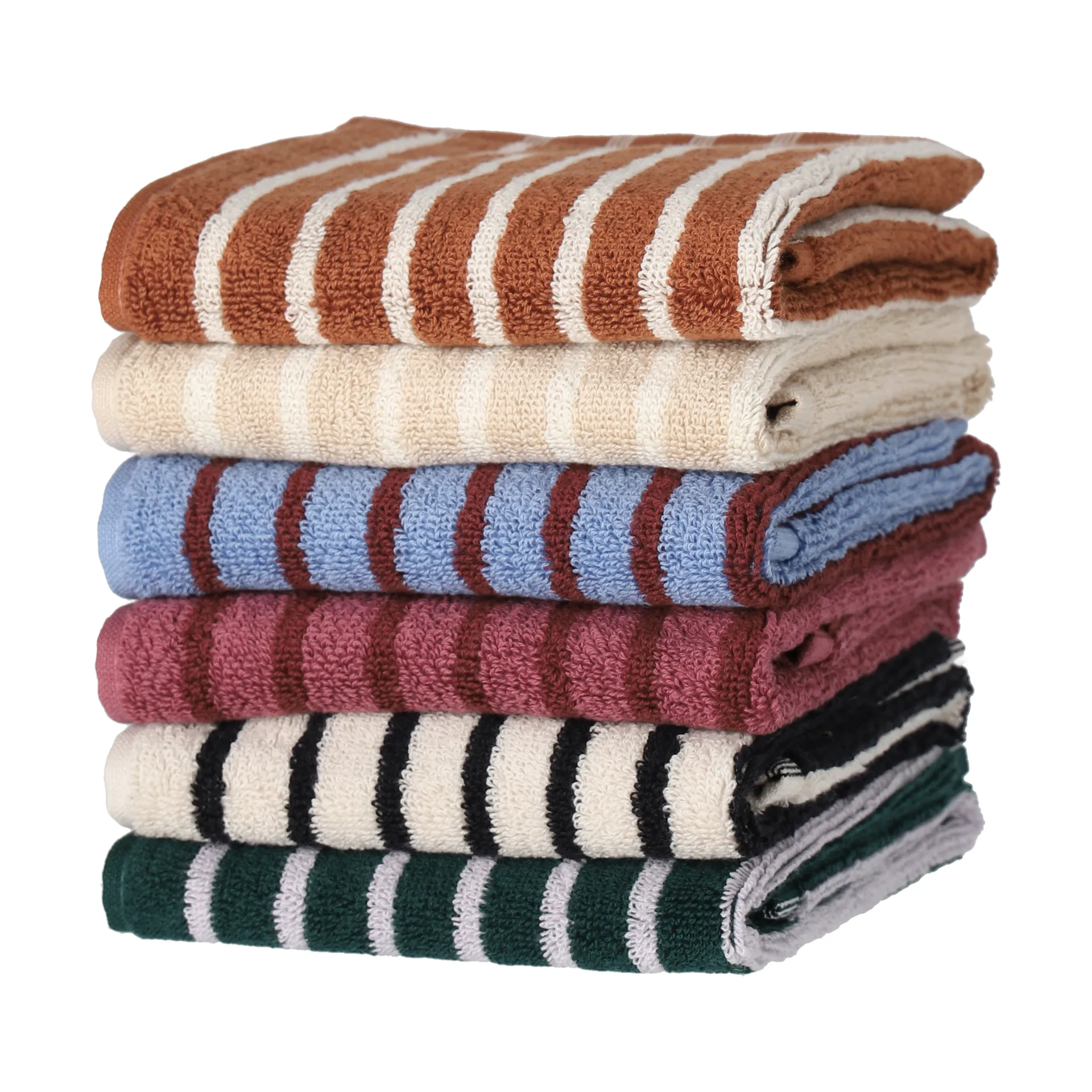 Drift håndkle 30x50 cm, Grønn-lilla Scandi Living