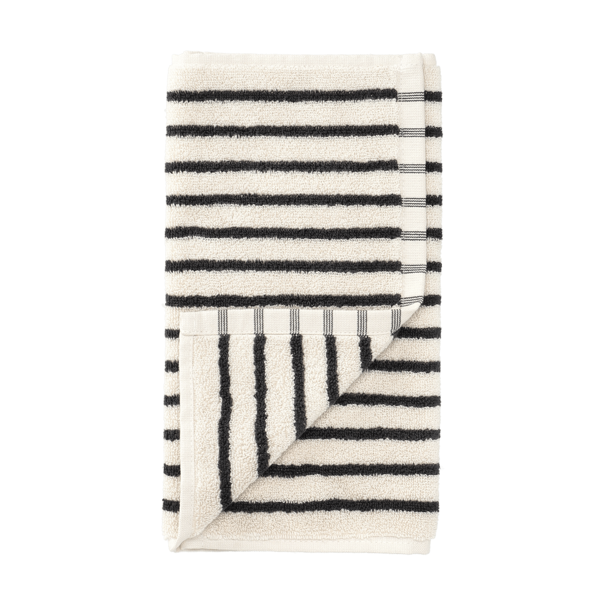 Bilde av Scandi Living Drift håndkle 30x50 cm Hvit-svart