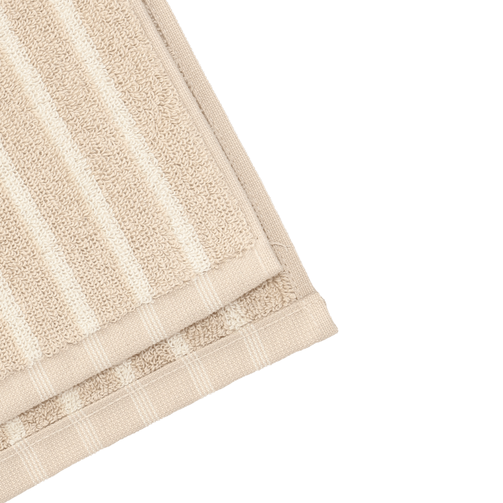 Drift håndkle 50x70 cm, Beige-hvit Scandi Living