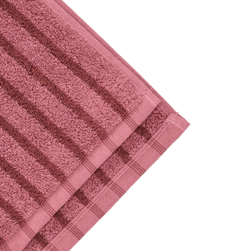 Drift håndkle 50x70 cm - Rosa-rød - Scandi Living