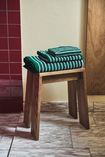 Drift håndklesett 4 deler - Grønn-lilla - undefined - Scandi Living