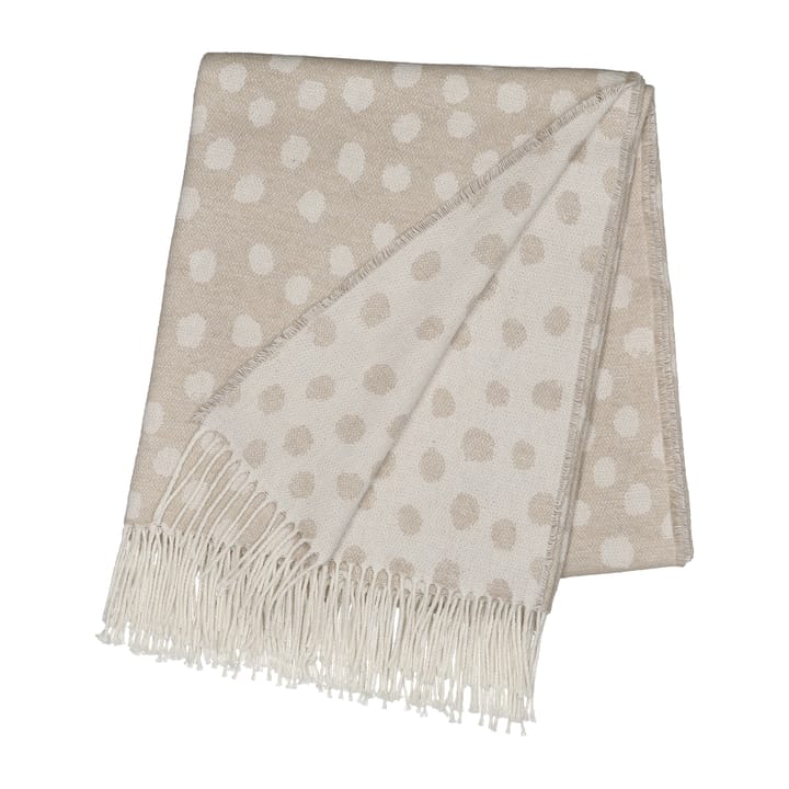 Droplets bomullspledd 130 x 185 cm - Beige - Scandi Living