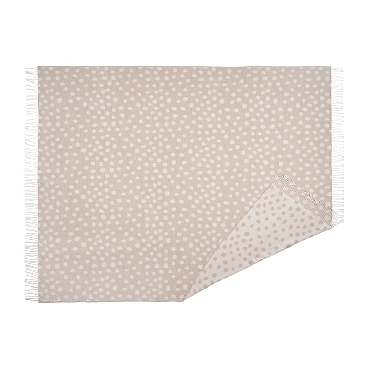 Droplets bomullspledd 130 x 185 cm - Beige - Scandi Living