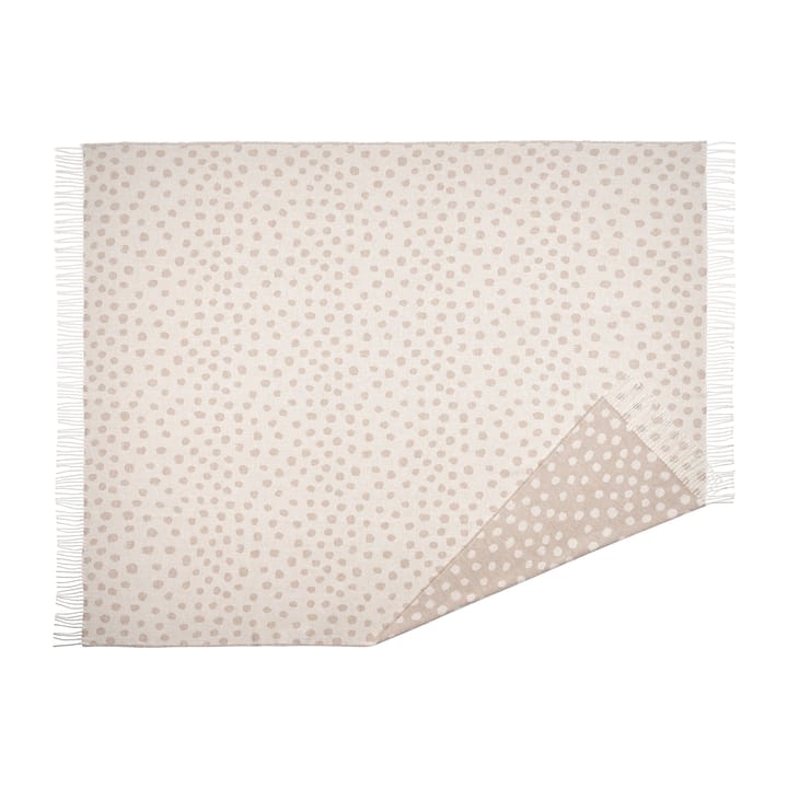 Droplets bomullspledd 130 x 185 cm - Beige - Scandi Living