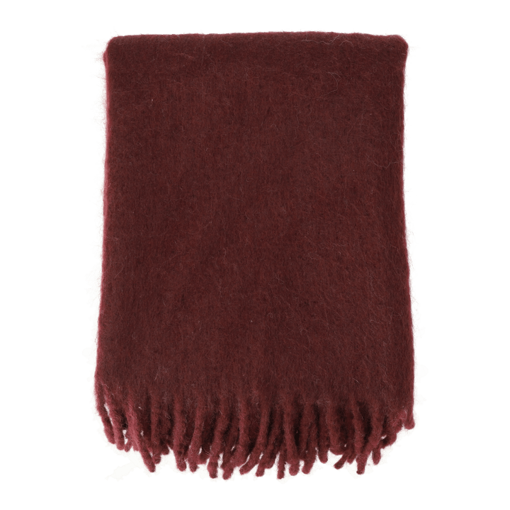 Dune mohair pledd 130x170 cm - Plum - Scandi Living