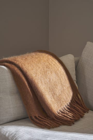 Dune mohair pledd 130x170 cm - Wheat - Scandi Living