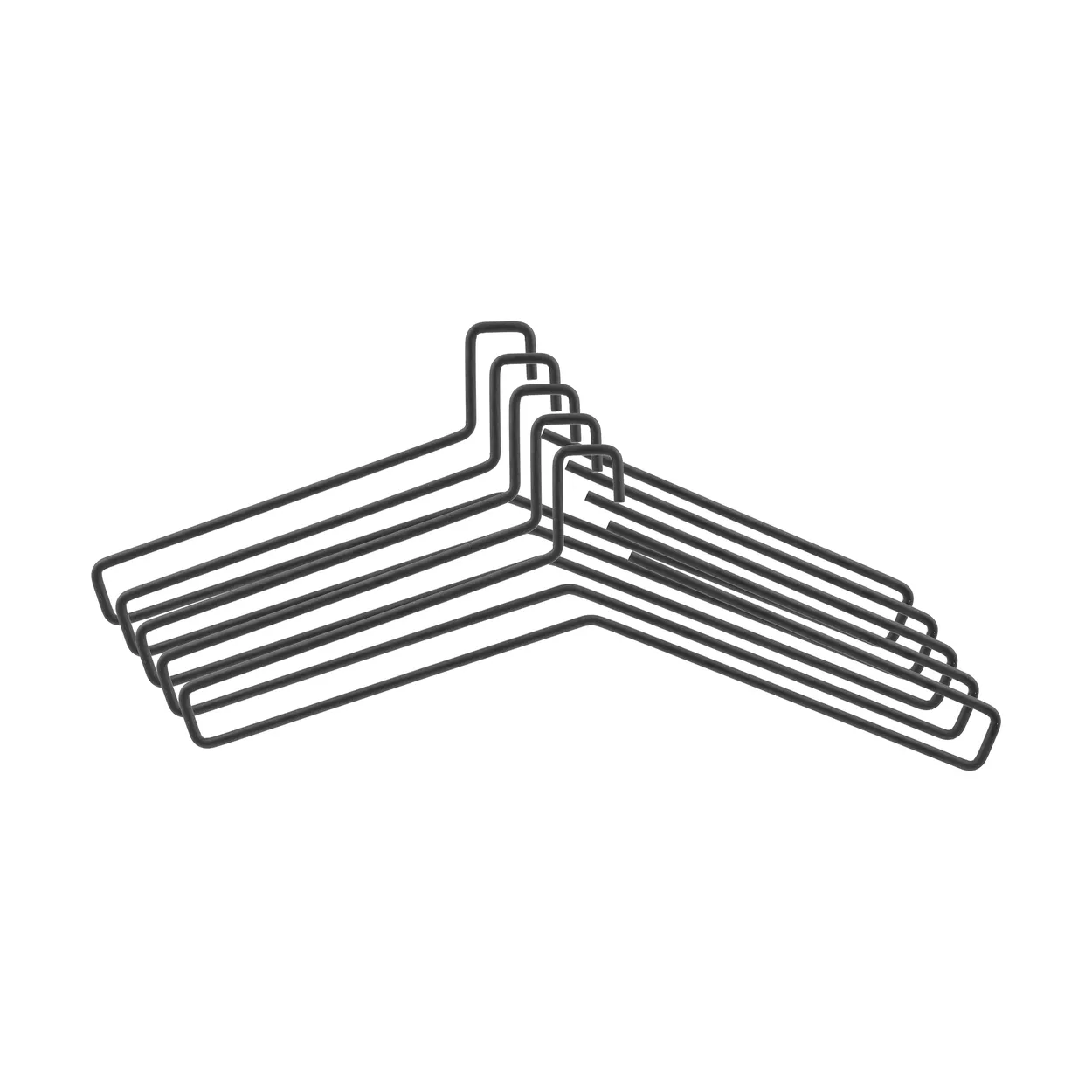 Scandi Living Edge kleshenger 5-pk Black