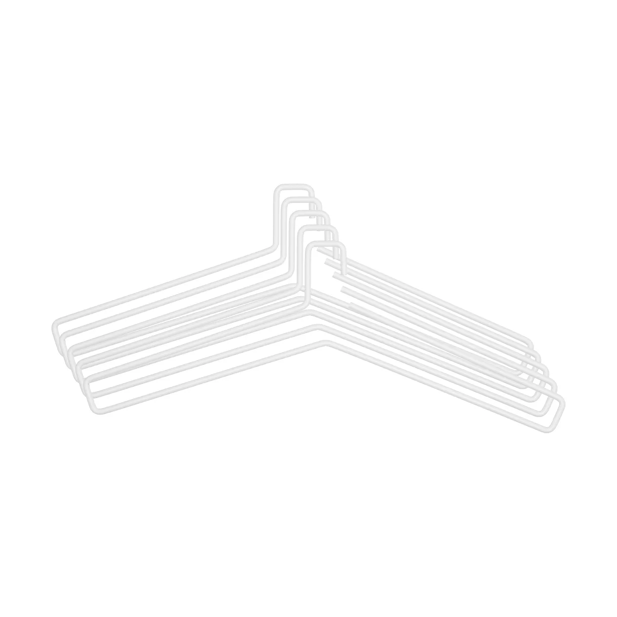 Scandi Living Edge kleshenger 5-pk White