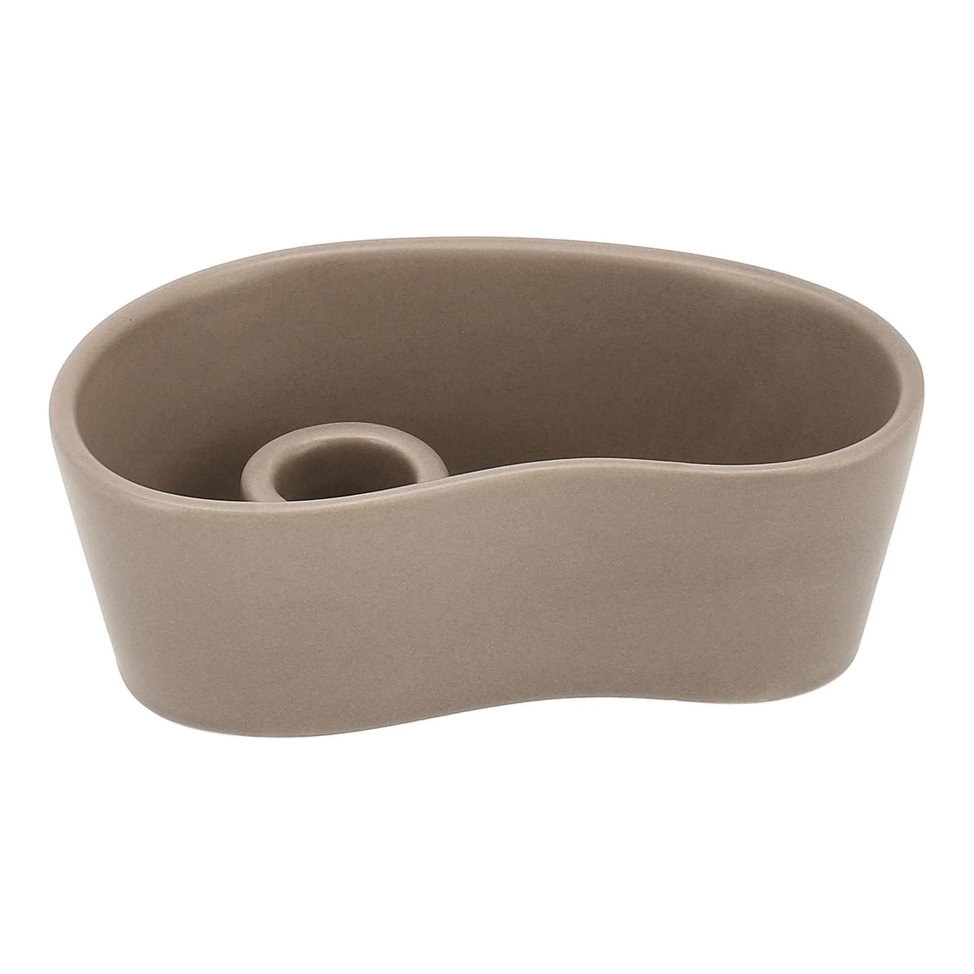 Ember lysestake, Taupe, 8x14 cm Scandi Living