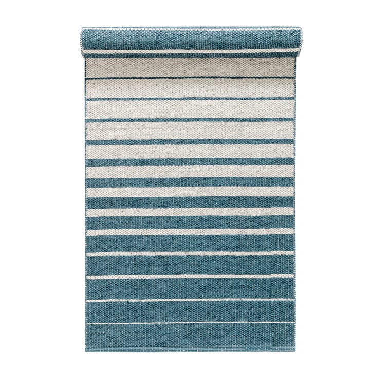 Fade gulvteppe dusty blue (blå) - 70x200 cm - Scandi Living