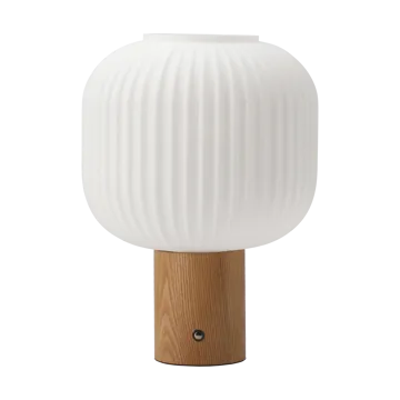 Fair portabel bordlampe - Frostat glass-ask - Scandi Living