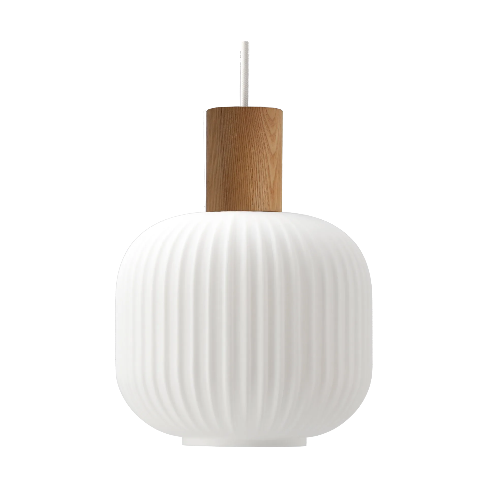 Fair taklampe Ø20cm, Frostat glass-ask Scandi Living