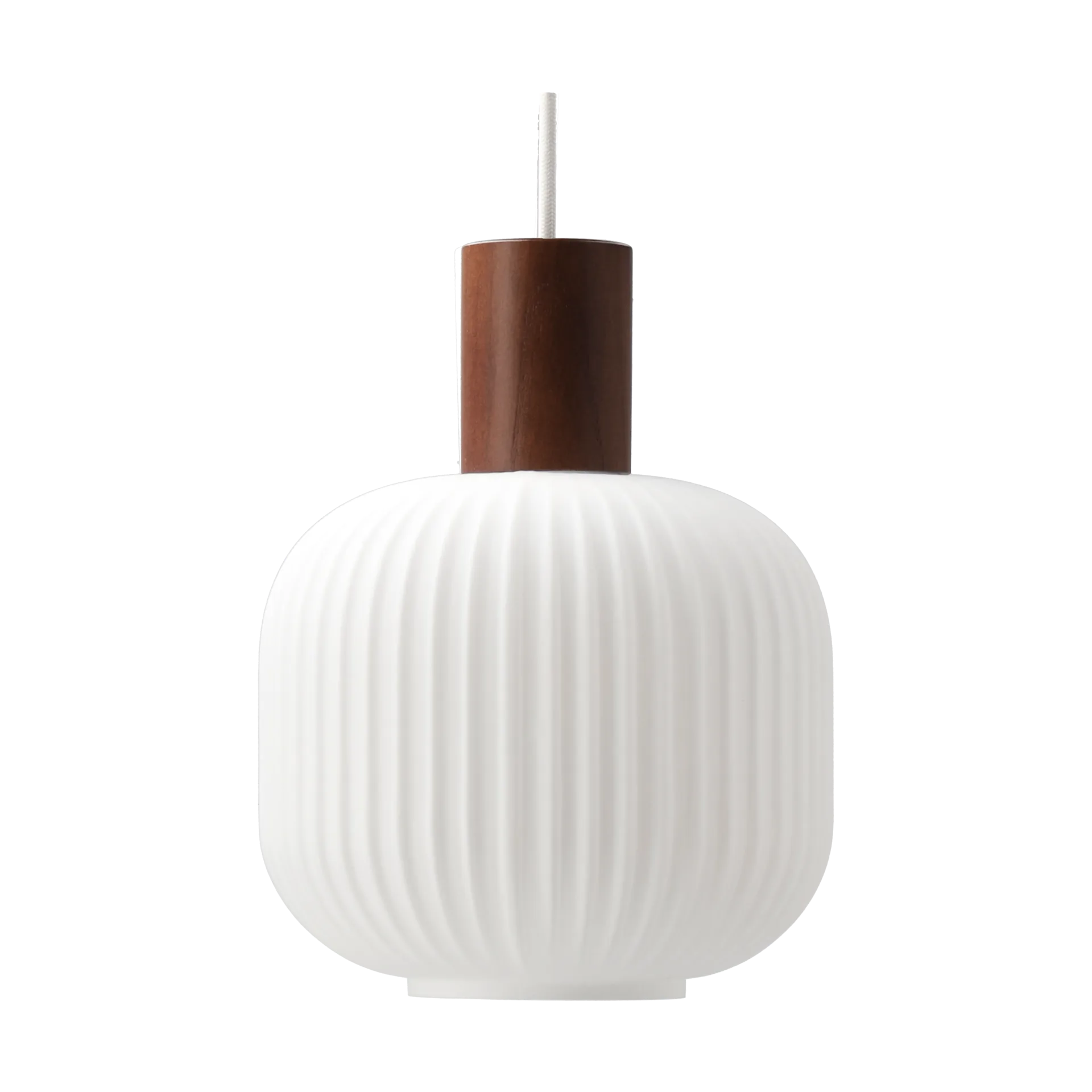 Fair taklampe Ø20cm, Frostat glass-mørkbeiset ask Scandi Living