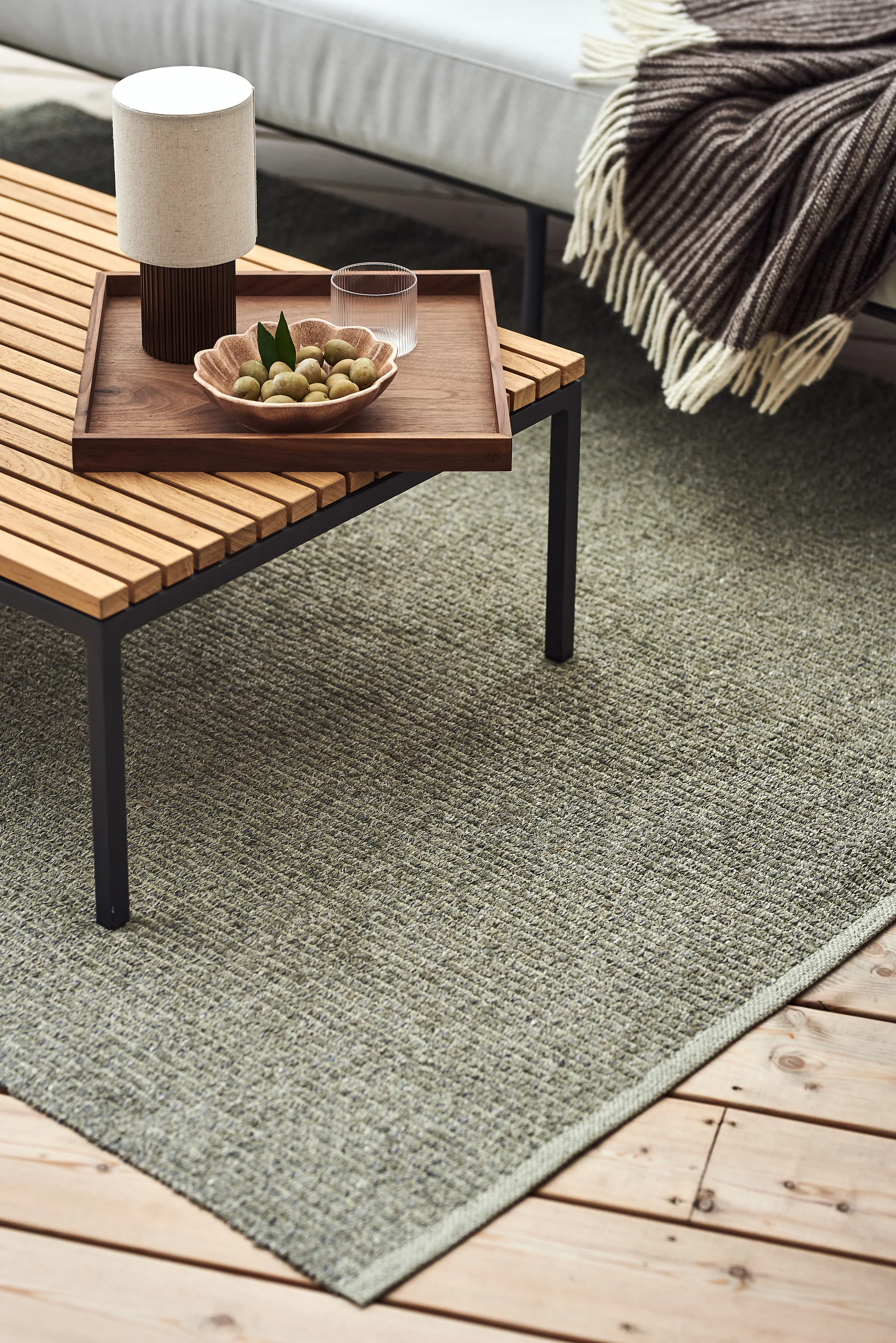 Fallow teppe dusty green, 150 x 220 cm Scandi Living