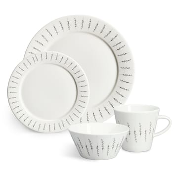Fårsvingel tallerken 28 cm 4 stk. - hvitt - Scandi Living