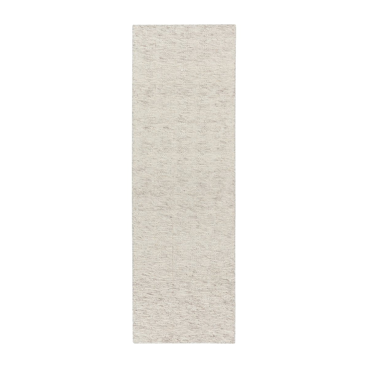 Bilde av Scandi Living Fawn ullteppe hvit 80x240 cm