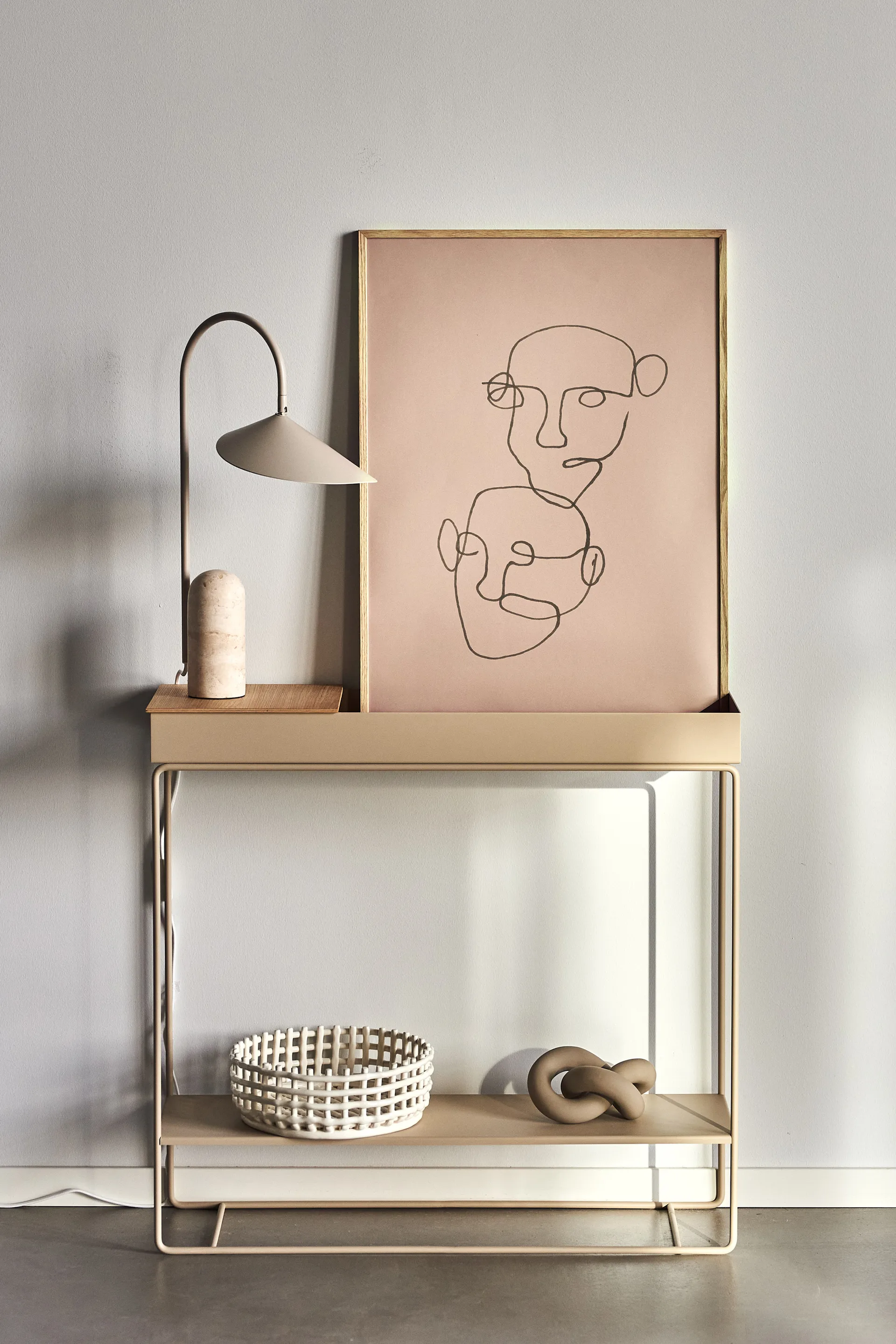 Figurative poster beige, 40x50 cm Scandi Living