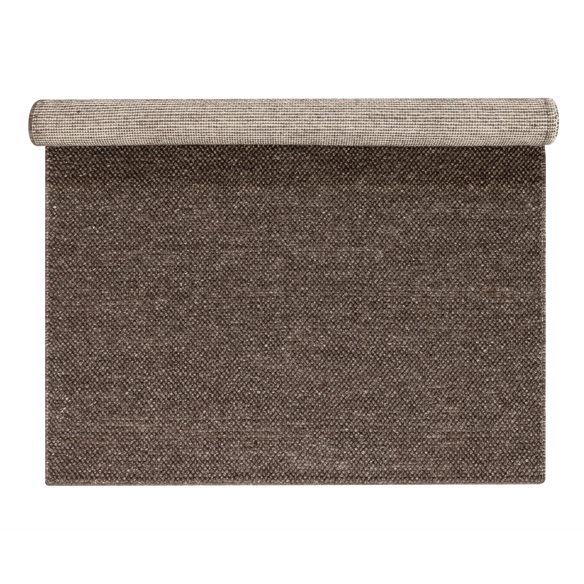 Flock ullteppe naturbrun, 170x240 cm Scandi Living