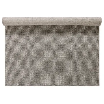 Flock ullteppe naturgrå - 170x240 cm - Scandi Living