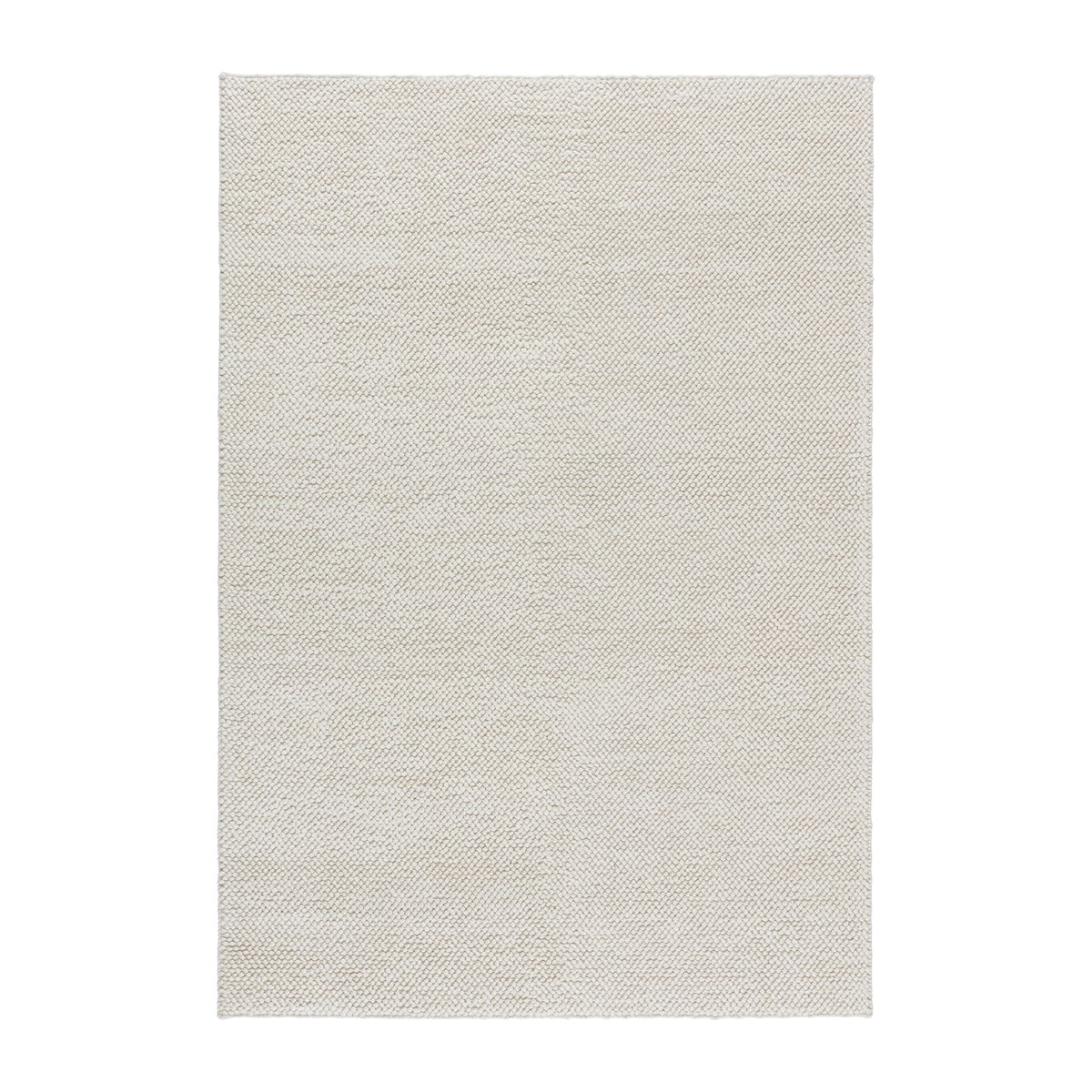 Bilde av Scandi Living Flock ullteppe naturhvit 170x240 cm