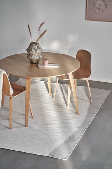Flow kelimteppe hvit-grå - 170x240 cm - Scandi Living