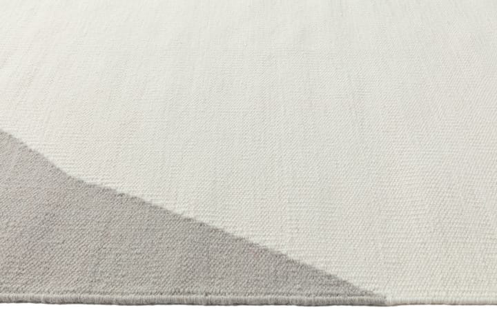 Flow kelimteppe hvit-grå - 200x300 cm - Scandi Living