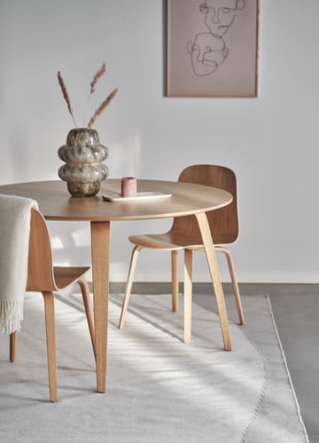 Flow kelimteppe hvit-grå - 200x300 cm - Scandi Living