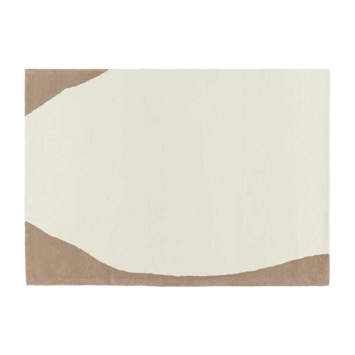 Flow ullteppe hvit-beige - 200x300 cm - Scandi Living