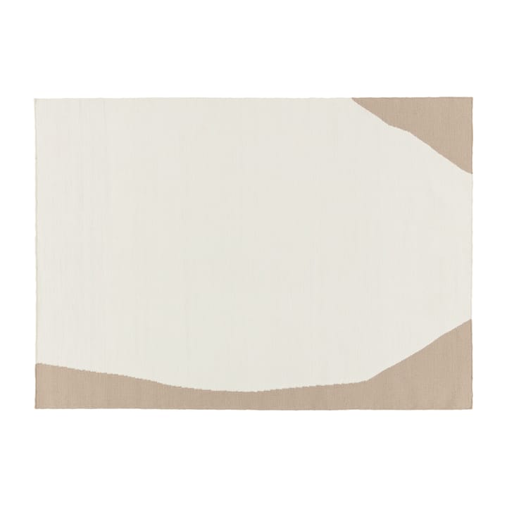 Flow ullteppe hvit-beige - 200x300 cm - Scandi Living