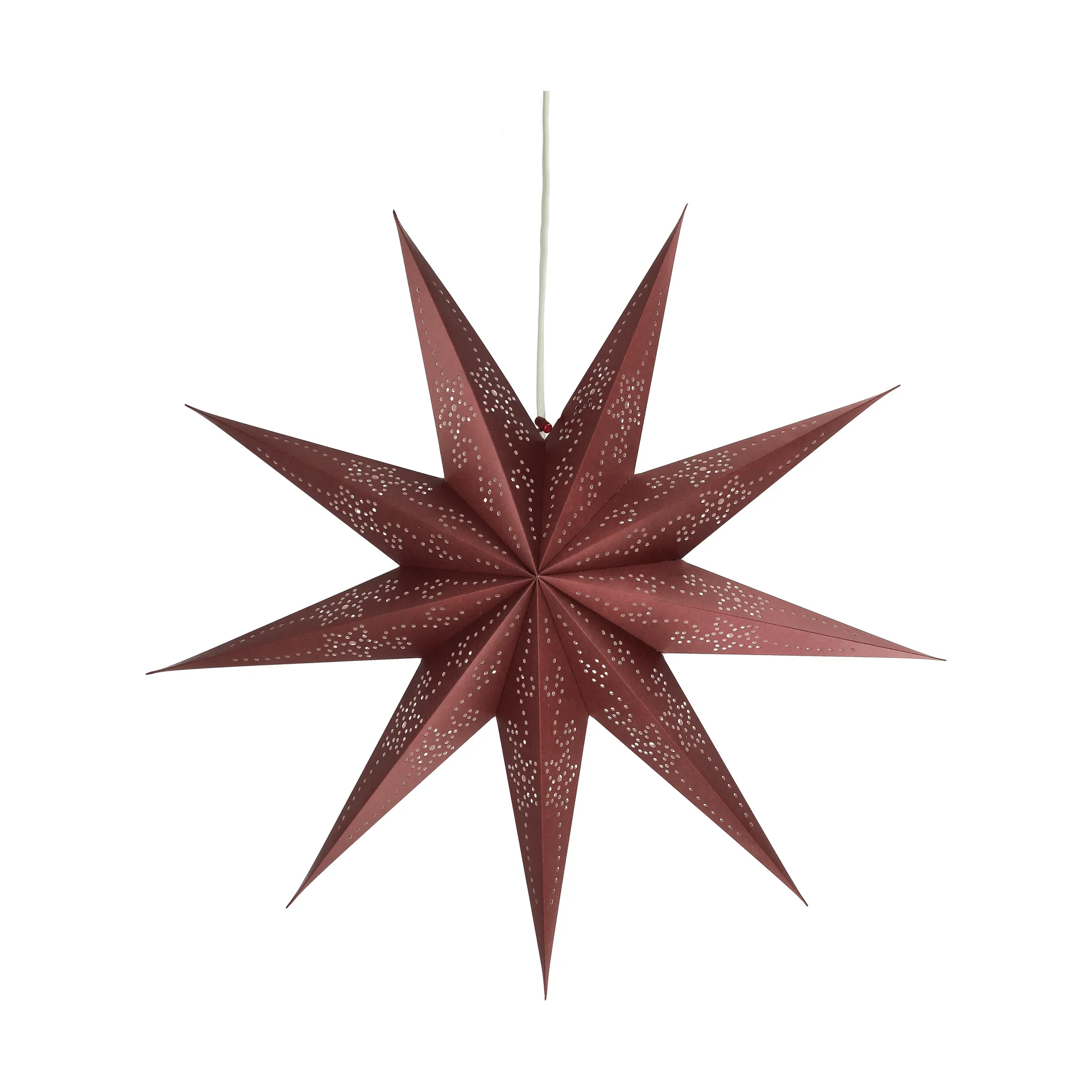 Folk adventsstjerne, Burgundy, Ø45 cm Scandi Living