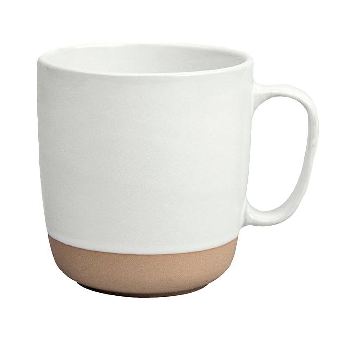 Scandi Living Fossil-krus 35 cl hvitt | Skandinavisk Design | Kaffekopper | Hvit