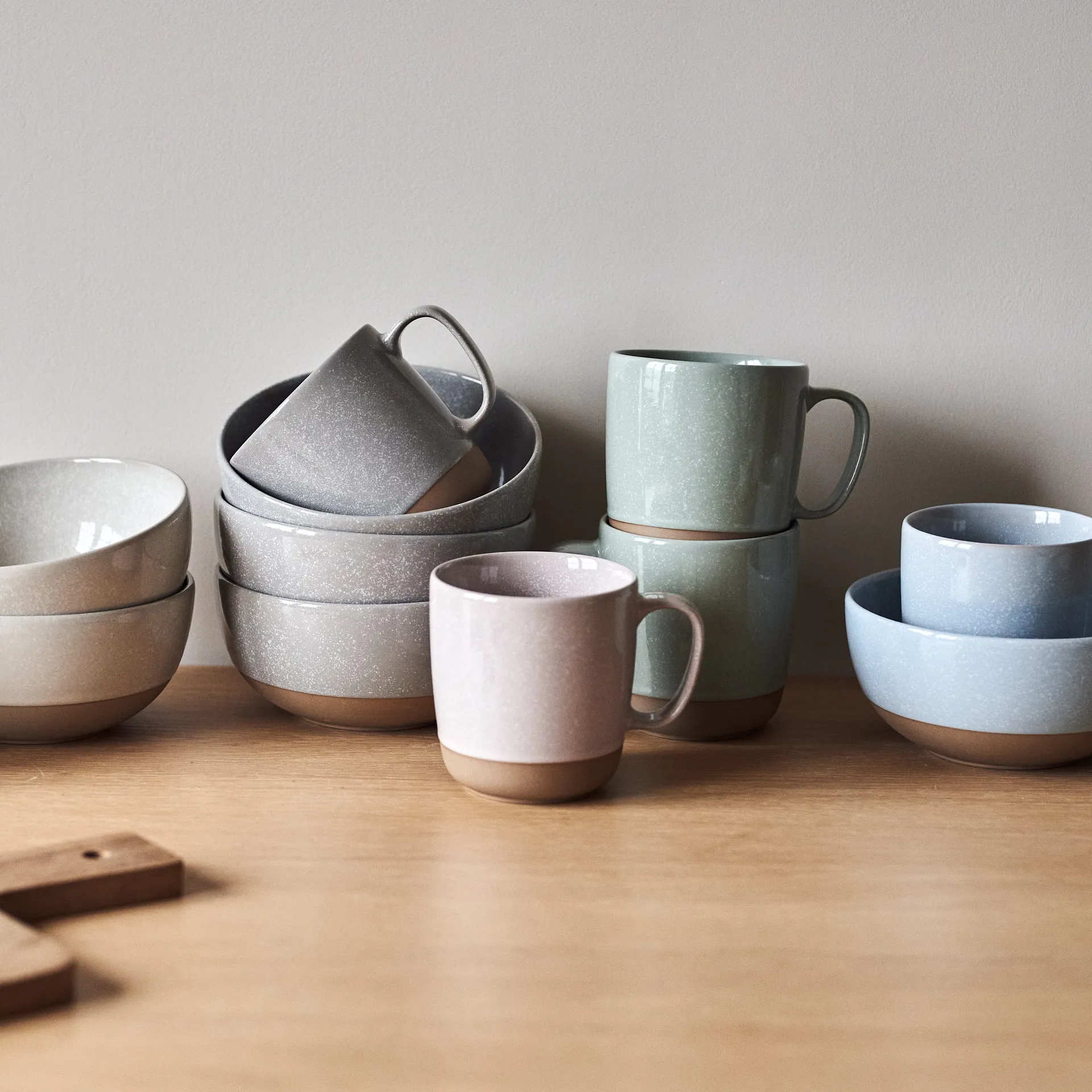 Fossil skål 60 cl, Rosa Scandi Living