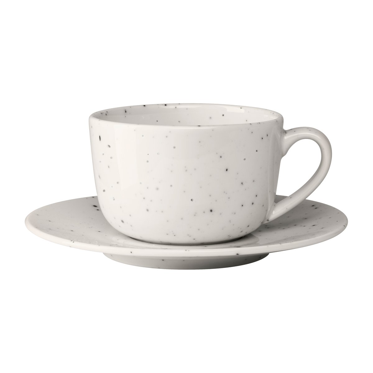 Scandi Living Freckle kopp med skål 26 cl Hvit
