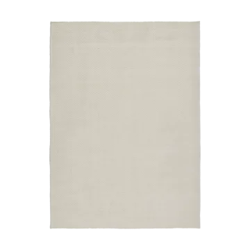 Furrow ullteppe naturhvit - 170x240 cm - Scandi Living