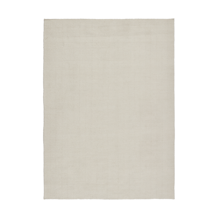 Furrow ullteppe naturhvit - 200x300 cm - Scandi Living
