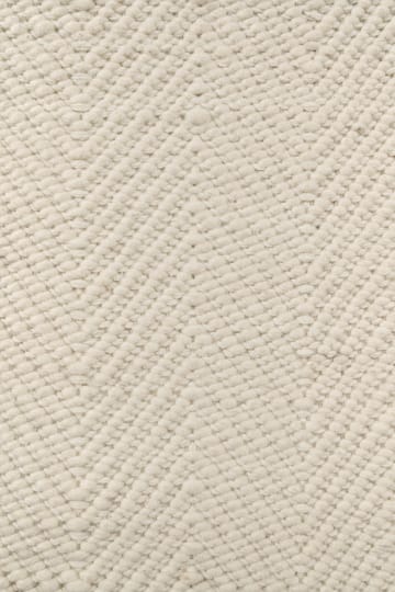 Furrow ullteppe naturhvit - 80x240 cm - Scandi Living