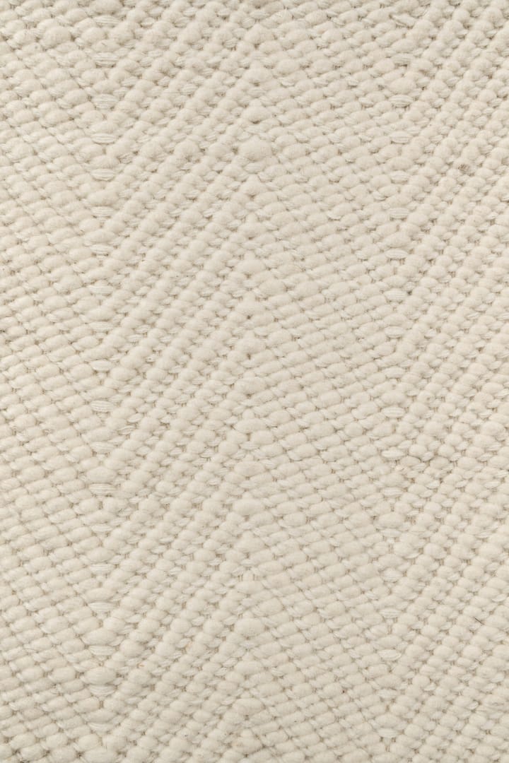 Furrow ullteppe naturhvit, 80x240 cm Scandi Living