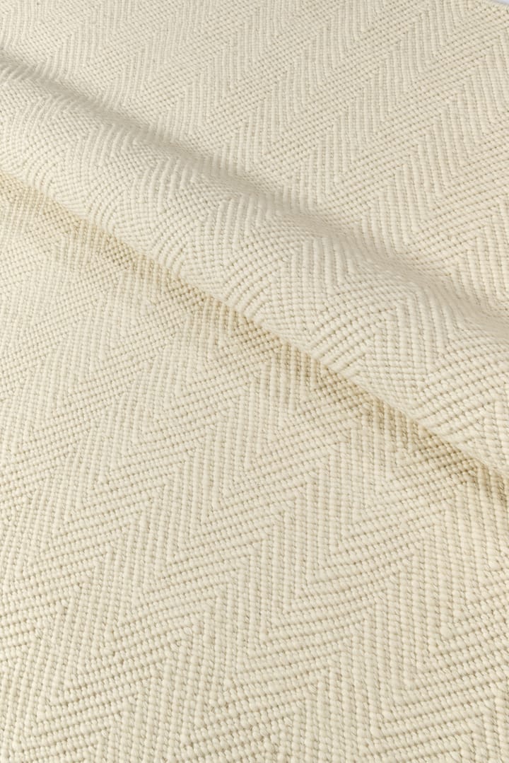 Furrow ullteppe naturhvit, 80x240 cm Scandi Living