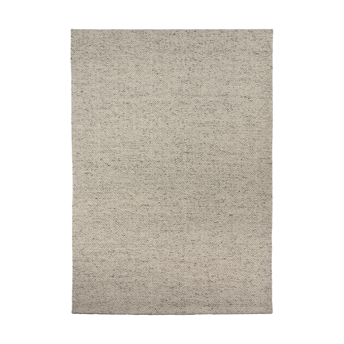 Bilde av Scandi Living Furrow ullteppe naturvit/grå 170x240 cm