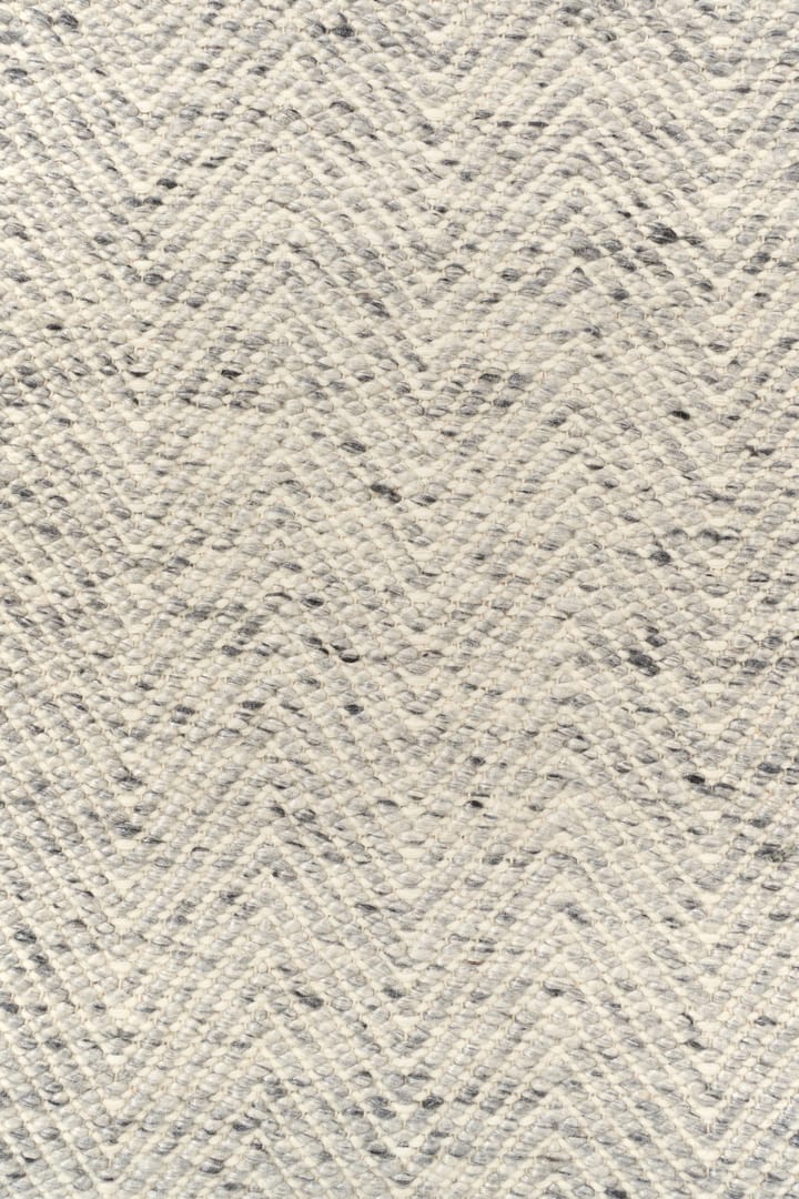Furrow ullteppe naturvit/grå, 80x240 cm Scandi Living