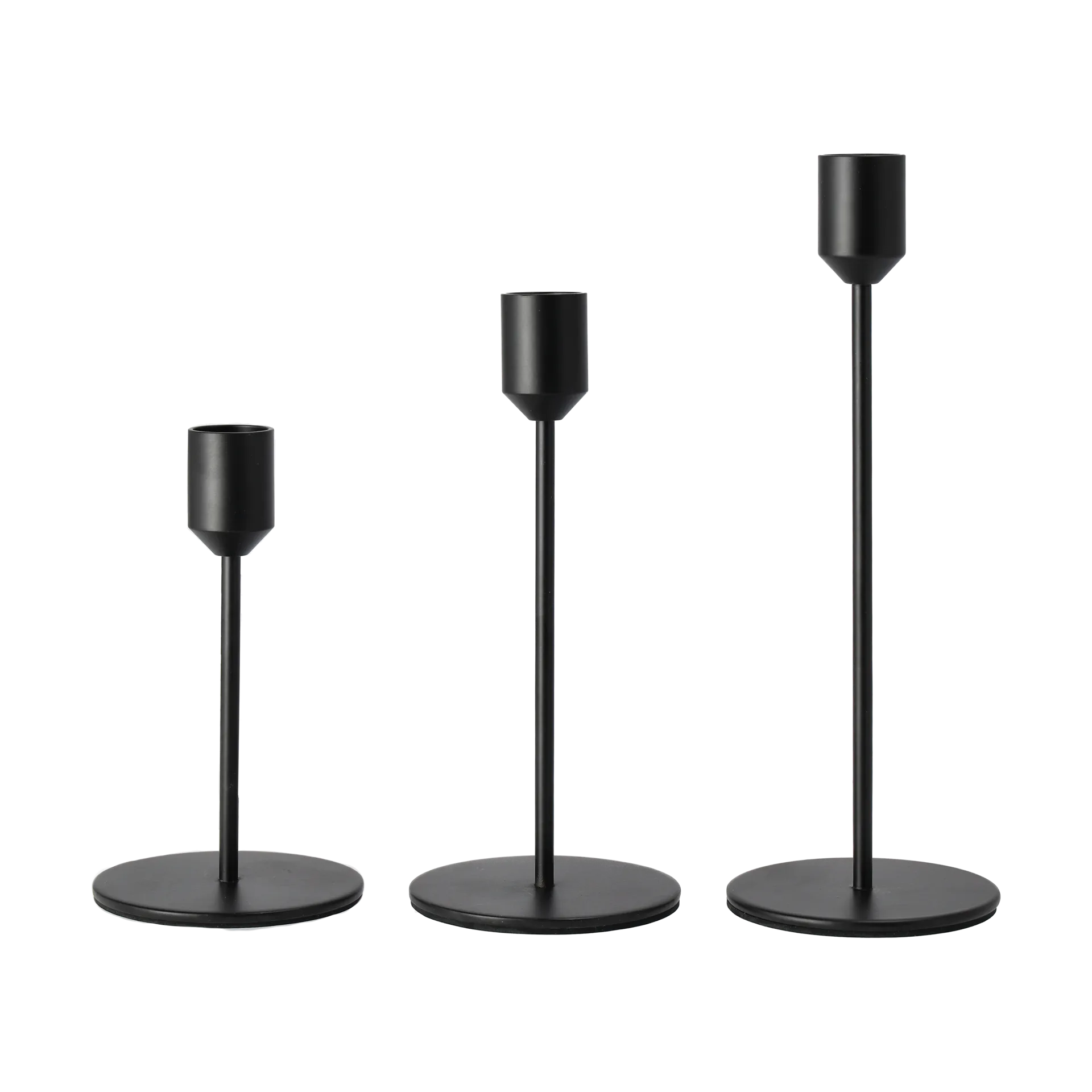 Glare lysestake 14 cm, Svart Scandi Living