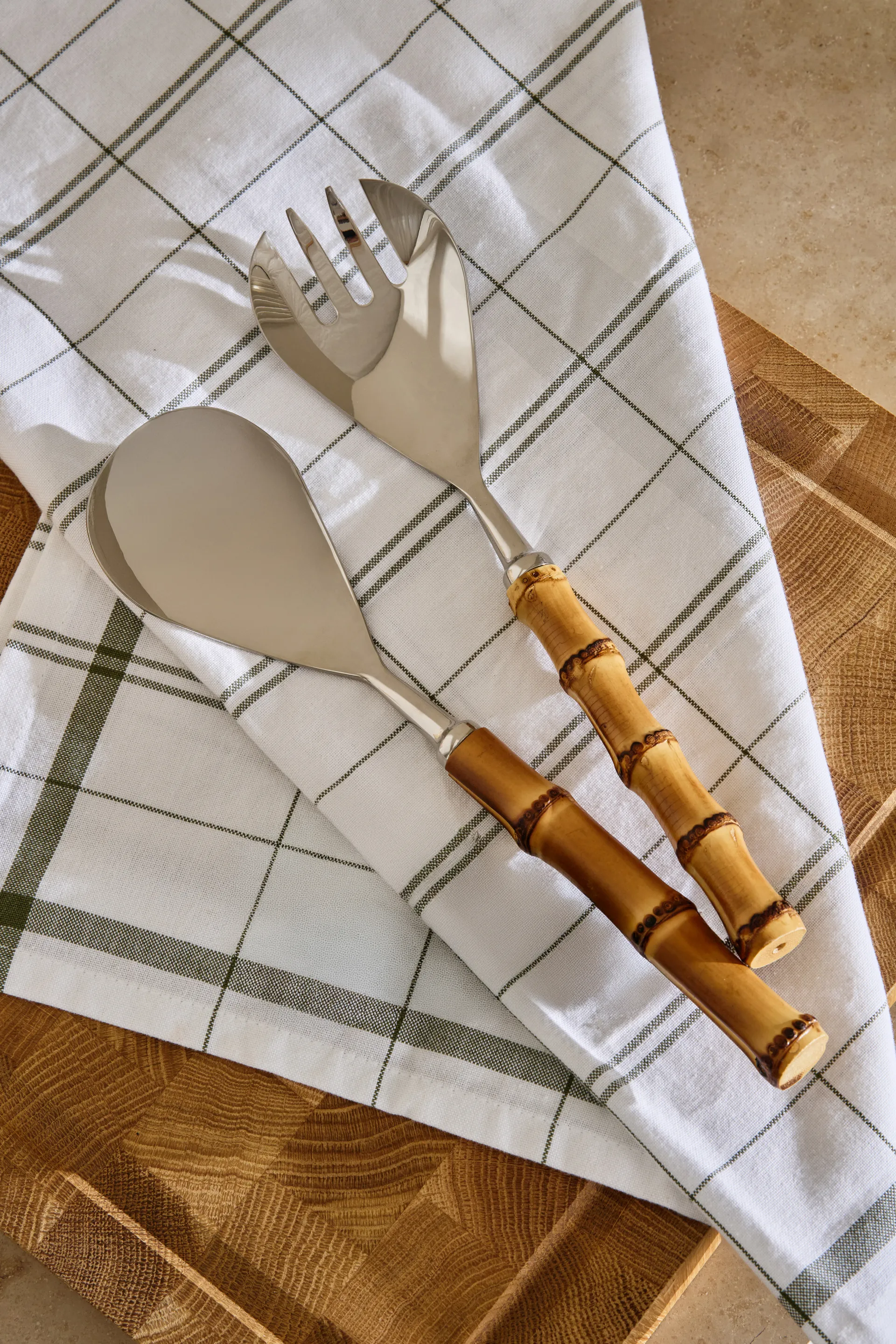 Grove salatbestikk, 2 deler Scandi Living