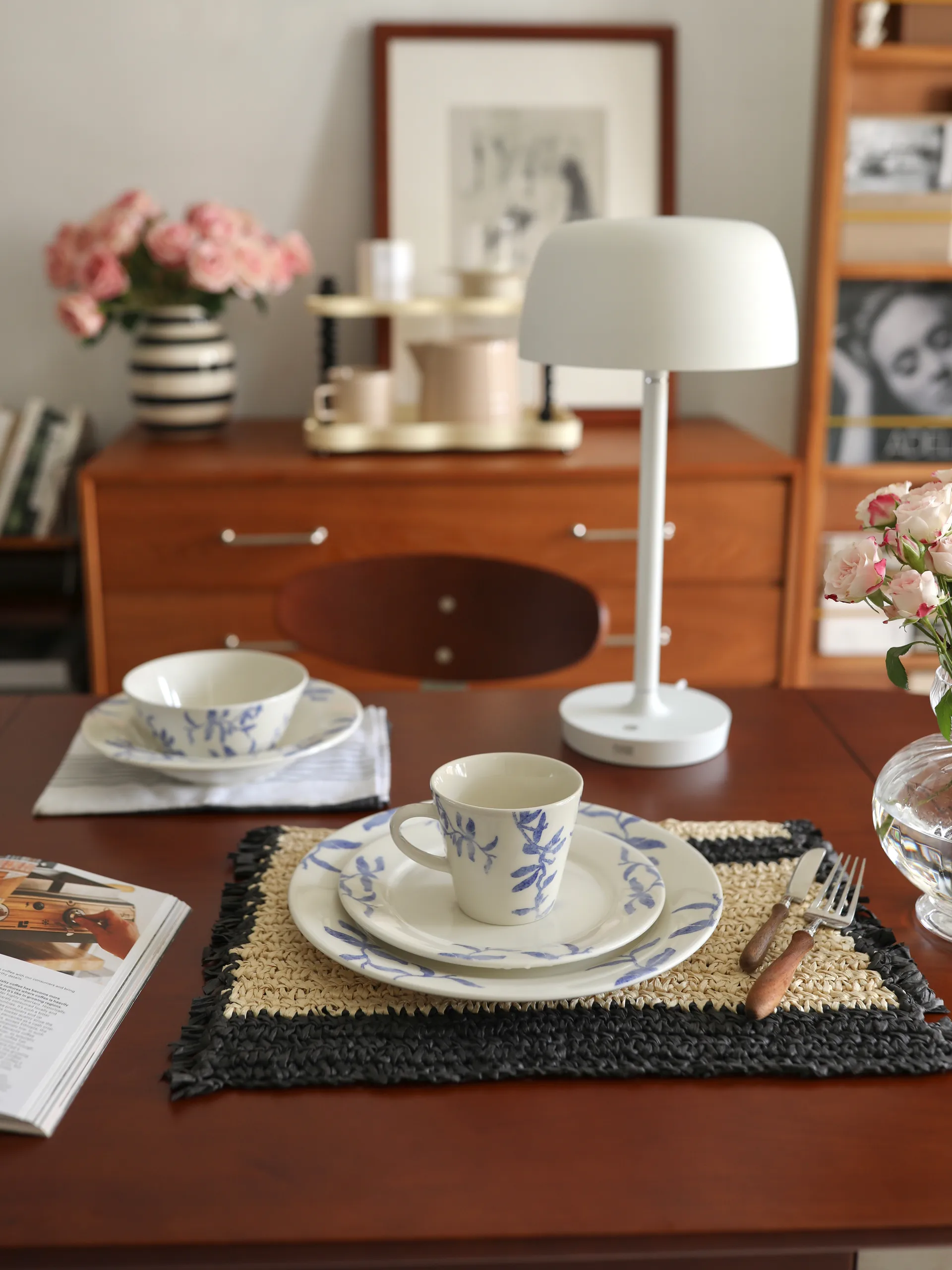 Halo bordlampe 45,5 cm, White Scandi Living