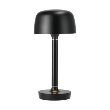 Halo bærbar bordlampe 25,5 cm - Black - Scandi Living