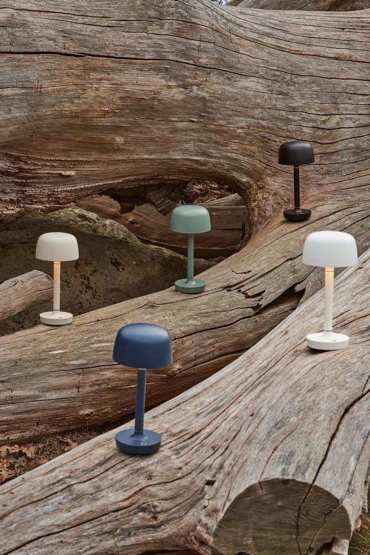 Halo bærbar bordlampe 25,5 cm, Black Scandi Living
