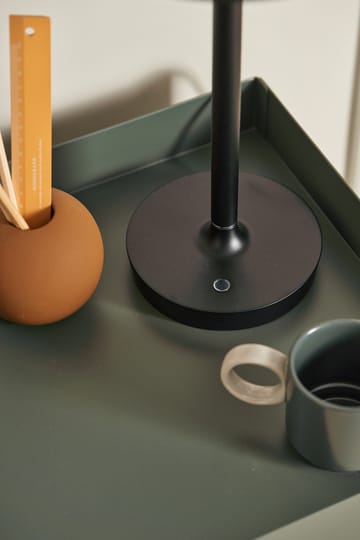 Halo bærbar bordlampe 25,5 cm - Black - Scandi Living