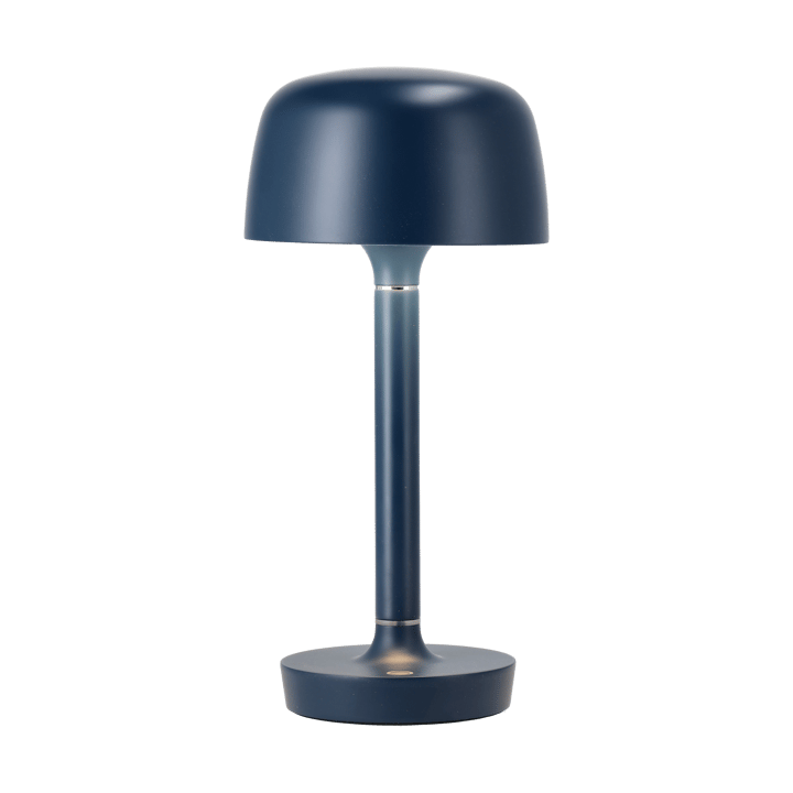 Halo bærbar bordlampe 25,5 cm, Blue Scandi Living