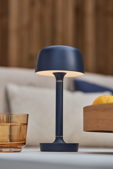 Halo bærbar bordlampe 25,5 cm - Blue - Scandi Living